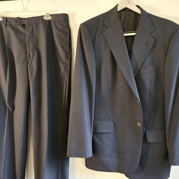 COPY - JOSEPH ABBOUD MEN'S SUIT TWO PIECE NAVY BLUE